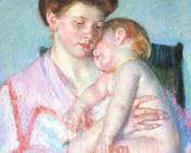 玛丽 史帝文森 卡萨特 : Sleepy Baby